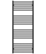Полотенцесушитель водяной Deffi Lima П20 600х1300 боковое правое подключение черный A.LI.130.60.20.B.C