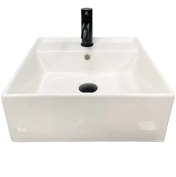 Раковина для ванної кімнати VBI TERAMO S 41x41 см кераміка білий VBI-014700