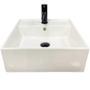 Раковина для ванной VBI TERAMO S 41x41 см керамика белый VBI-014700