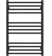 Полотенцесушитель водяной Deffi Lima П12 600х800 боковое правое подключение черный A.LI.80.60.12.B.C