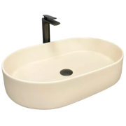 Раковина для ванной VBI VERONA 70 69,5x38 см керамика бежевый матовый VBI-011306