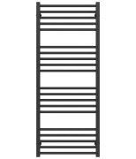 Сушка для рушників водяна Deffi Lima П20 600х1300 бічне ліве підключення чорний A.LI.130.60.20.B.B