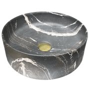 Раковина для ванной VBI PRATO 38x38 см керамика черный оникс матовый VBI-011406