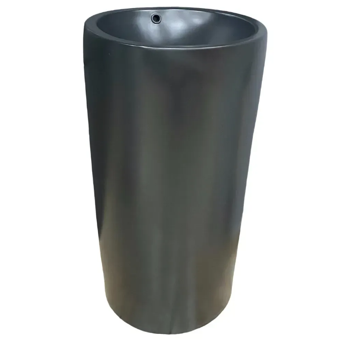 Раковина для ванной VBI MATERA 45x45 см керамика черный матовый VBI-019007