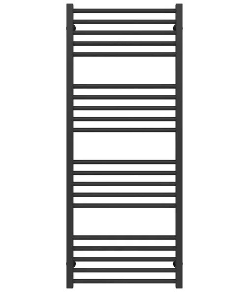 Полотенцесушитель водяной Deffi Lima П20 600х1300 боковое правое подключение черный A.LI.130.60.20.B.C