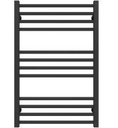 Полотенцесушитель водяной Deffi Lima П12 600х800 нижнее подключение черный A.LI.80.60.12.B.A