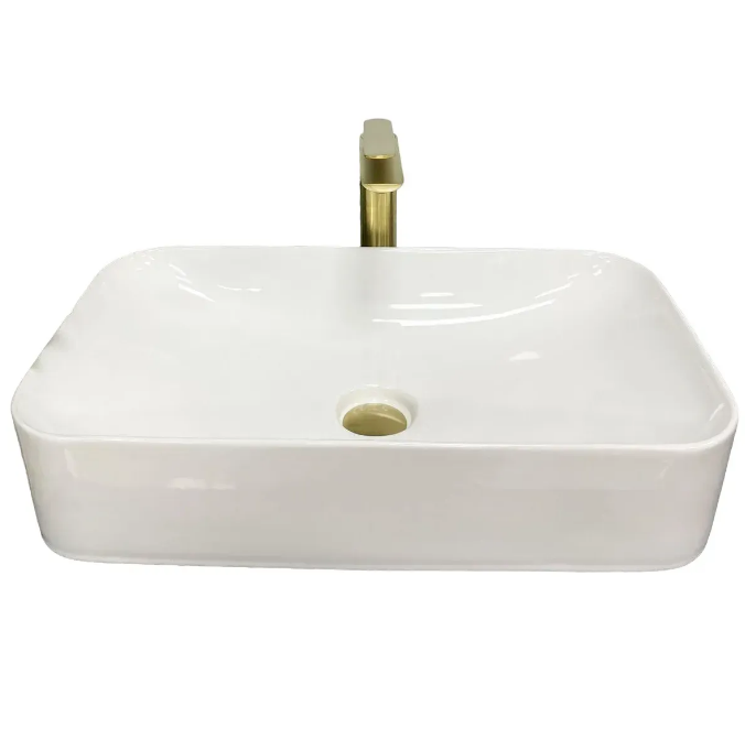 Раковина для ванної кімнати VBI TREVI 61x35 см кераміка білий VBI-012604