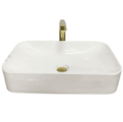 Раковина для ванной VBI TREVI 61x35 см керамика белый VBI-012604