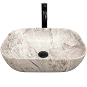 Раковина для ванной VBI RAVENNA 46x32,5 см керамика камень матовый VBI-011217