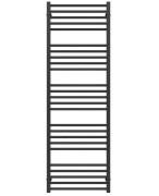 Полотенцесушитель водяной Deffi Lima П25 600х1600 боковое левое подключение черный A.LI.160.60.25.B.B