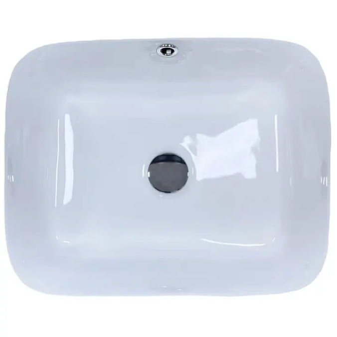 Раковина для ванної кімнати VBI MODIKA 49x40 см кераміка білий VBI-018027