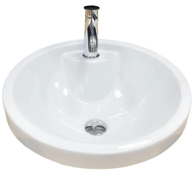 Раковина для ванної кімнати VBI PIANETTE 45x45 см кераміка білий VBI-018015
