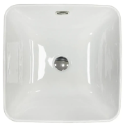 Раковина для ванної кімнати VBI MARIOTTO 43,5x43,5 см кераміка білий VBI-018017