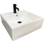 Раковина для ванной VBI TERAMO 46,5x47 см керамика белый VBI-014701