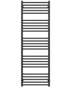 Сушка для рушників водяна Deffi Lima П25 600х1600 бічне ліве підключення чорний A.LI.160.60.25.B.B