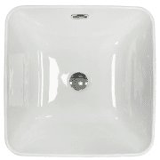 Раковина для ванної кімнати VBI MARIOTTO 43,5x43,5 см кераміка білий VBI-018017