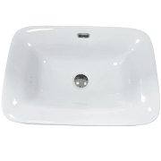 Раковина для ванної кімнати VBI MELLITTO 58,5x41,5 см кераміка білий VBI-018018