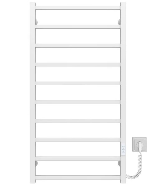 Электрический полотенцесушитель Deffi Forest П10 600х1000 правое подключение WD04 белый A.FR.100.60.10.E.W.R.4
