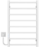 Электрический полотенцесушитель Deffi Forest П8 600х800 левое подключение WD04 белый A.FR.80.60.8.E.W.L.4