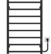 Электрический полотенцесушитель Deffi Forest П8 600х800 правое подключение JD04 черный A.FR.80.60.8.E.B.R.2