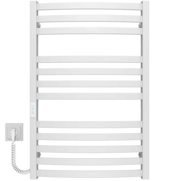Электрический полотенцесушитель Deffi Dexter П12 500х800 левое подключение WD04 белый A.DR.80.50.12.E.W.L.4
