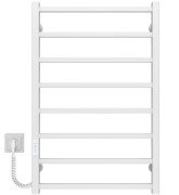 Электрический полотенцесушитель Deffi Forest П8 600х800 левое подключение WD04 белый A.FR.80.60.8.E.W.L.4