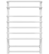 Полотенцесушитель водяной Deffi Lux П9 600х800 нижнее подключение белый A.LU.80.60.9.W.A