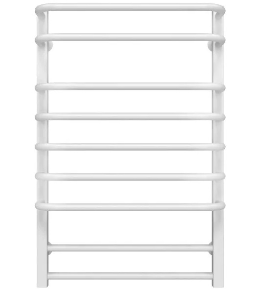 Полотенцесушитель водяной Deffi Lux П9 600х800 боковое левое подключение белый A.LU.80.60.9.W.B