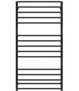 Сушка для рушників водяна Deffi Lux П15 700х1400 бічне праве підключення чорний A.LU.140.70.15.B.C