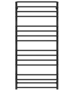 Сушка для рушників водяна Deffi Lux П16 700х1500 нижнє підключення чорний A.LU.150.70.16.B.A