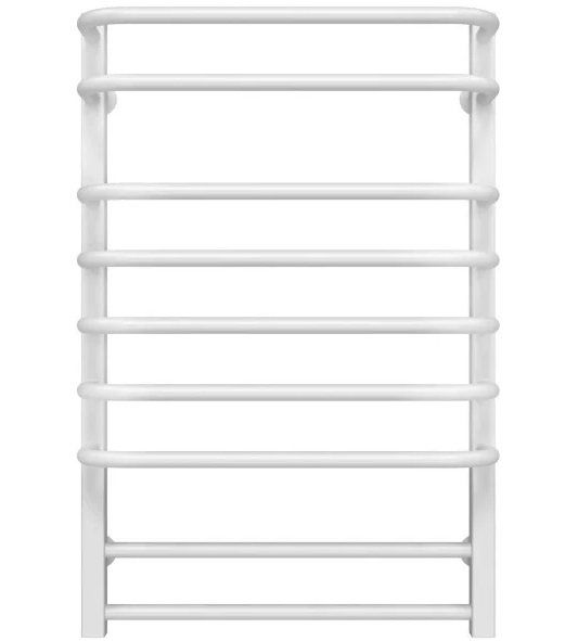 Сушка для рушників водяна Deffi Lux П9 600х800 бічне ліве підключення білий A.LU.80.60.9.W.B