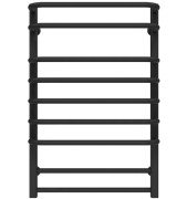 Полотенцесушитель водяной Deffi Lux П9 600х800 боковое правое подключение черный A.LU.80.60.9.B.C