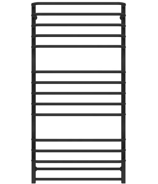 Сушка для рушників водяна Deffi Lux П15 700х1400 нижнє підключення чорний A.LU.140.70.15.B.A