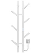 Электрический полотенцесушитель Deffi Sakura П6 100х1000 E правое подключение WD04 белый A.SR.100.10.6.E.W.R.4