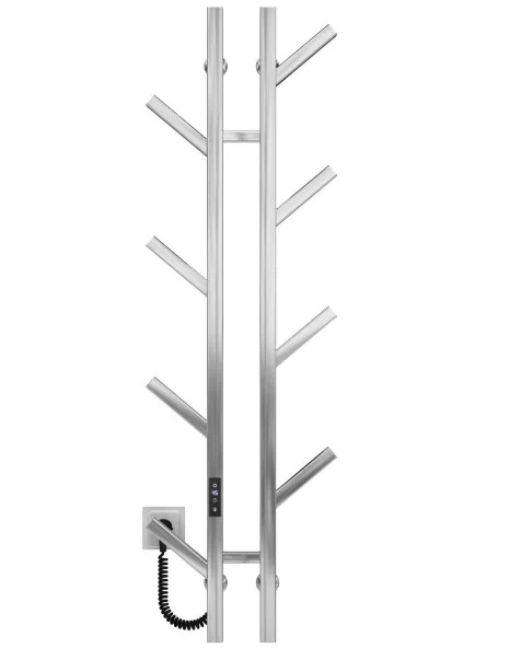 Электрический полотенцесушитель Deffi Sakura П8 100х1200 E левое подключение JD04 хром A.SR.120.10.8.E.C.L.2