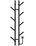 Электрический полотенцесушитель Deffi Sakura П8 100х1200 E правое подключение JD04 черный A.SR.120.10.8.E.B.R.2