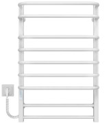 Электрический полотенцесушитель Deffi Lux П9 400х800 левое подключение WD04 белый A.LU.80.40.9.E.W.L.4
