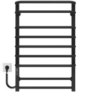Электрический полотенцесушитель Deffi Lux П9 400х800 левое подключение JD04 черный A.LU.80.40.9.E.B.L.2