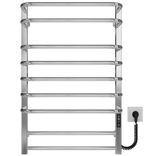 Електрична сушарка для рушників Deffi Lux П9 400х800 праве підключення JD04 хром A.LU.80.40.9.E.C.R.2