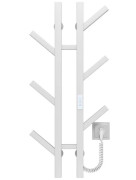 Электрический полотенцесушитель Deffi Sakura П6 100х800 E правое подключение WD04 белый A.SR.80.10.6.E.W.R.4