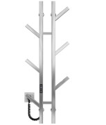 Электрический полотенцесушитель Deffi Sakura П6 100х1000 E левое подключение JD04 хром A.SR.100.10.6.E.C.L.2