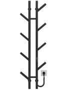 Електрична сушарка для рушників Deffi Sakura П8 100х1200 E праве підключення JD04 чорний A.SR.120.10.8.E.B.R.2