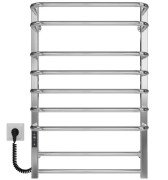 Электрический полотенцесушитель Deffi Lux П9 400х800 левое подключение JD04 хром A.LU.80.40.9.E.C.L.2