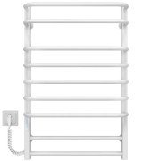Электрический полотенцесушитель Deffi Lux П9 400х800 левое подключение WD04 белый A.LU.80.40.9.E.W.L.4
