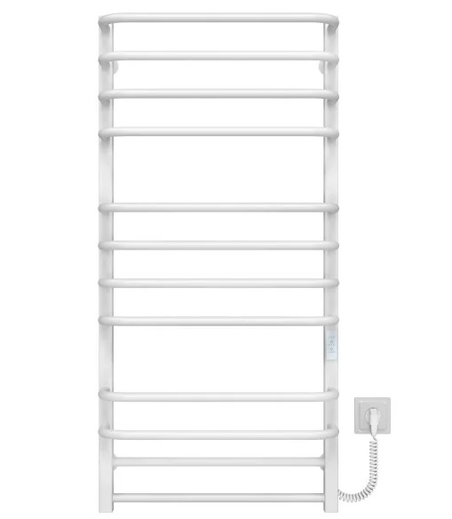 Электрический полотенцесушитель Deffi Lux П12 400х1100 правое подключение WD04 белый A.LU.110.40.12.E.W.R.4