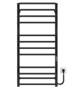 Электрический полотенцесушитель Deffi Lux П12 400х1100 правое подключение JD04 черный A.LU.110.40.12.E.B.R.2