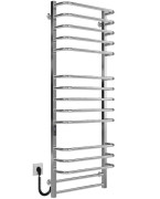 Электрический полотенцесушитель Deffi Lux П15 400х1400 левое подключение JD04 хром A.LU.140.40.15.E.C.L.2