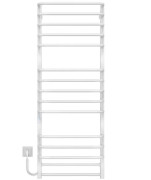 Сушарка для рушників Електрична Deffi Lux П15 400х1400 ліве підключення WD04 білий A.LU.140.40.15.E.W.L.4