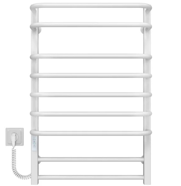 Електрична сушарка для рушників Deffi Lux П9 500х800 ліве підключення WD04 білий A.LU.80.50.9.E.W.L.4