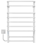 Электрический полотенцесушитель Deffi Lux П9 500х800 левое подключение WD04 белый A.LU.80.50.9.E.W.L.4